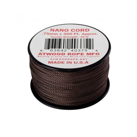 Linka Nano Cord Atwood Rope MFG - 0,75mm Brown