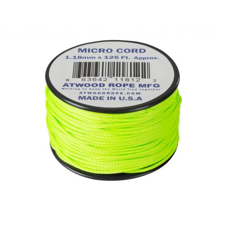 Micro Cord Atwood Rope MFG - 1,18 mm Neon Green