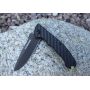 Schrade 1084281 Drop Point Blade Carbon Fiber Handle Ultra Glide Folding Knife
