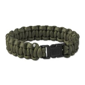 Bransoletka survivalowa Helikon Survival Bracelet Paracord - Olive Green