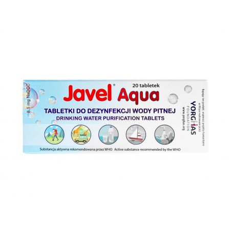 Tabletki do uzdatniania wody - Javel Aqua
